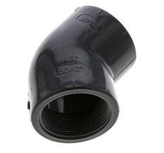 45deg Angled Fitting Rp2'' Female PVC-U 16bar (224.8psi) EN 1452-3
