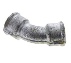 45deg Angled Fitting Rp1/2'' Female Cast Iron 25bar (351.25psi) [2 Pieces]