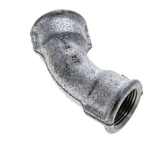 45deg Angled Fitting Rp3/4'' Female Cast Iron 25bar (351.25psi) [2 Pieces]