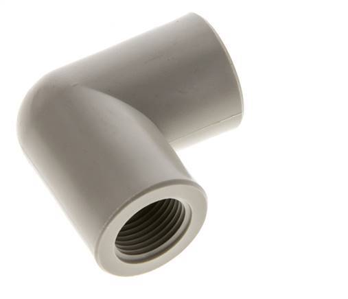 90deg Angled Fitting G3/8'' Female Polypropylene (pp) 10bar (140.5psi) FDA