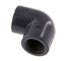 90deg Angled Fitting Rp3/8'' Female PVC-U 16bar (224.8psi) EN 1452-3 [5 Pieces]