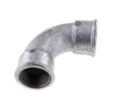90deg Angled Fitting Rp1'' Female Short Cast Iron 25bar (351.25psi) [2 Pieces]