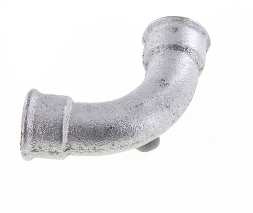 90deg Angled Fitting Rp1'' Female Long Cast Iron 25bar (351.25psi)