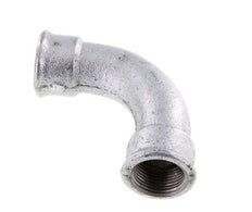 90deg Angled Fitting Rp1'' Female Long Cast Iron 25bar (351.25psi)