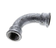 90deg Angled Fitting Rp3/8'' Female Long Cast Iron 25bar (351.25psi) [2 Pieces]