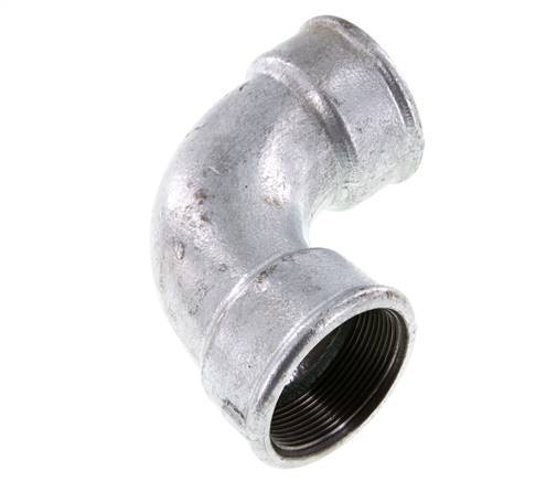 90deg Angled Fitting Rp2'' Female Short Cast Iron 25bar (351.25psi)