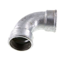 90deg Angled Fitting Rp2'' Female Short Cast Iron 25bar (351.25psi)