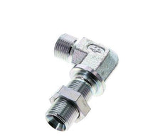 90deg Angled Fitting G3/8'' Bulkhead High Pressure Steel 60° Cone 325bar (4566.25psi) Hydraulic