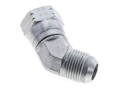 45deg JIC Angled Fitting UNF 7/8''-14 Male x Female Steel 210bar (2950.5psi)