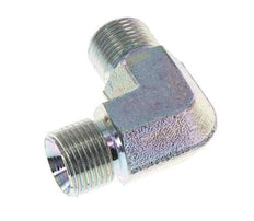 90deg Angled Fitting G3/8'' High Pressure Steel 60° Cone 325bar (4566.25psi) Hydraulic