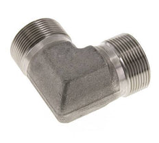 90deg Angled Fitting G1 1/2'' High Pressure Stainless Steel 60° Cone 190bar (2669.5psi) Hydraulic