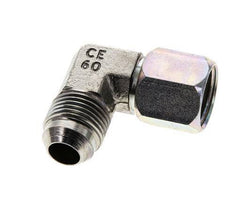 90deg JIC Angled Fitting UNF 3/4''-16 Male x Female Steel 275bar (3863.75psi)