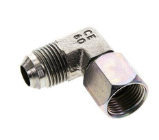 90deg JIC Angled Fitting UNF 3/4''-16 Male x Female Steel 275bar (3863.75psi)