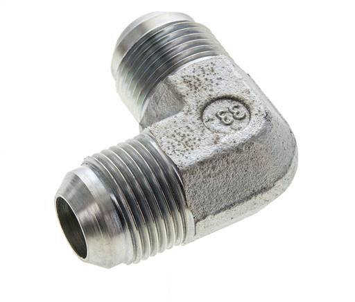 90deg JIC Angled Fitting UN 1-1/16''-12 Male Steel 350bar (4917.5psi)