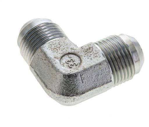 90deg JIC Angled Fitting UN 1-1/16''-12 Male Steel 350bar (4917.5psi)