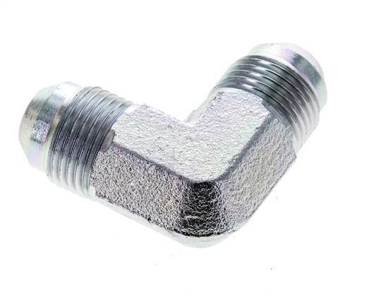 90deg JIC Angled Fitting UNF 3/4''-16 Male Steel 350bar (4917.5psi)