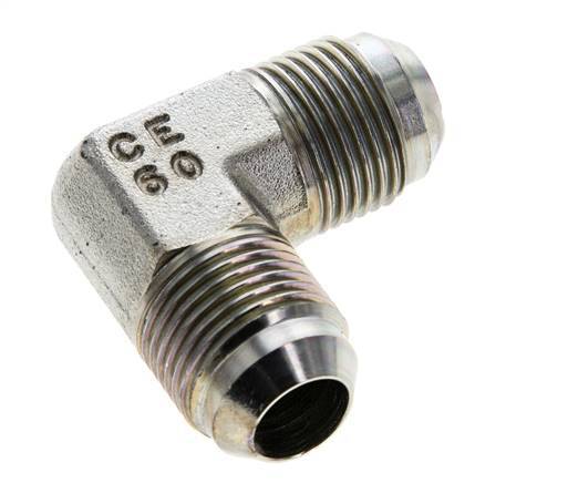 90deg JIC Angled Fitting UNF 7/8''-14 Male Steel 350bar (4917.5psi)