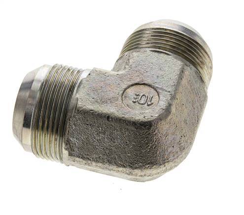 90deg JIC Angled Fitting UN 1-5/8''-12 Male Steel 240bar (3372.0psi)