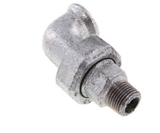 90deg Angled Connector 1/2'' Male R x Female Rp Cast Iron Conical Seal 25bar (351.25psi)