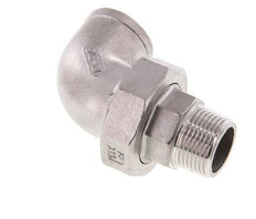 90deg Angled Connector 3/4'' Male R x Female Rp Stainless Steel Conical Seal 16bar (224.8psi)
