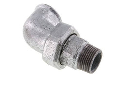 90deg Angled Union Connector 1'' Male R x Female Rp Cast Iron Flat Seal Centellen 25bar (351.25psi)