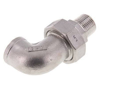 90deg Angled Union Connector 1/2'' Male R x Female Rp Stainless Steel Flat Seal PTFE 16bar (224.8psi)
