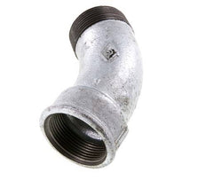 Elbow Fitting 45deg R1 1/2'' Male x Rp1 1/2'' Female Cast Iron 25bar (351.25psi)