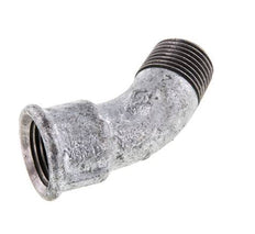Elbow Fitting 45deg R1/2'' Male x Rp1/2'' Female Cast Iron 25bar (351.25psi) [2 Pieces]