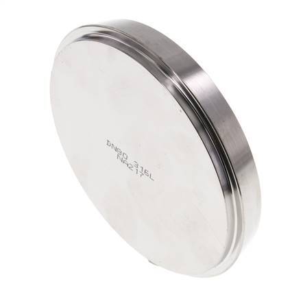 End Cap 100mm Cone Nozzle DN 80 Stainless Steel DIN 11851