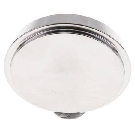 End Cap 68mm Cone Nozzle DN 50 Stainless Steel DIN 11851