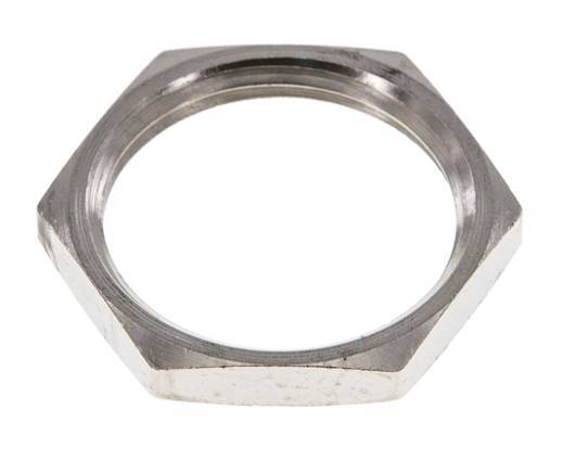 Lock Nut M24 Nickel-plated Brass [2 Pieces]