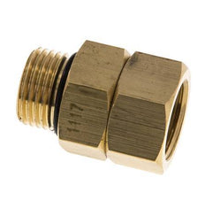 Rotary Joint G1/2'' Female x Male Hot Water Brass EPDM 30bar (421.5psi)
