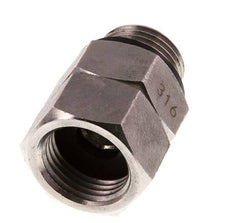 Rotary Joint G1/2'' Female x Male Hot Water Stainless Steel FKM 30bar (421.5psi)