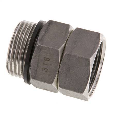 Rotary Joint G1'' Female x Male Hot Water Stainless Steel FKM 30bar (421.5psi)