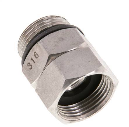 Rotary Joint G3/4'' Female x Male Hot Water Stainless Steel FKM 30bar (421.5psi)