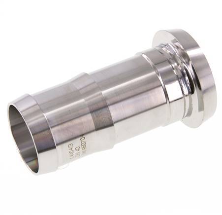 Sanitary (Dairy) Fitting 56mm Cone x 40 mm Hose Pillar Stainless Steel