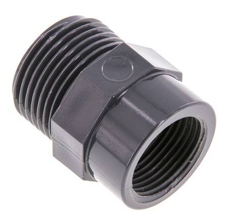 Reducing Ring Rp3/4'' Female x G1'' Male PVC-U 16bar (224.8psi) EN 1452-3 [5 Pieces]