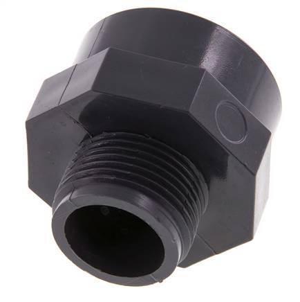 Reducing Adapter G1'' Male x Rp1 1/4'' Female PVC-U 16bar (224.8psi) EN 1452-3 [2 Pieces]