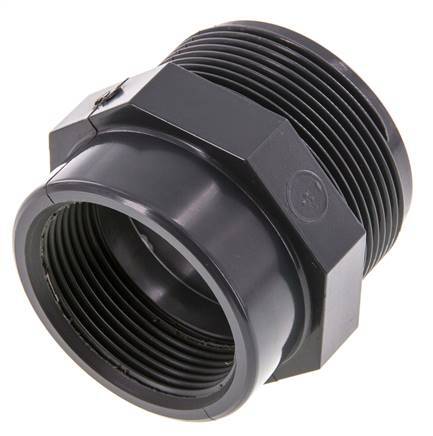 Reducing Ring Rp1 1/2'' Female x G2'' Male PVC-U 16bar (224.8psi) EN 1452-3 [2 Pieces]