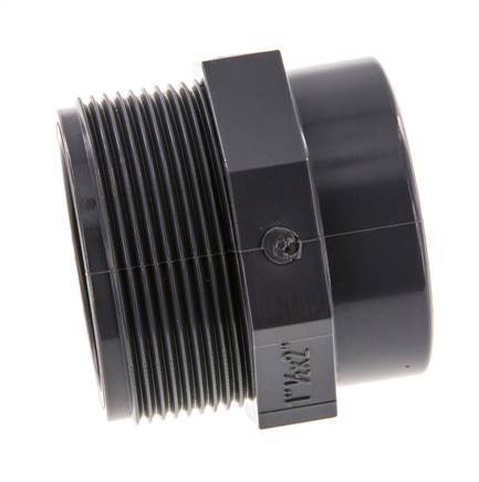 Reducing Ring Rp1 1/2'' Female x G2'' Male PVC-U 16bar (224.8psi) EN 1452-3 [2 Pieces]