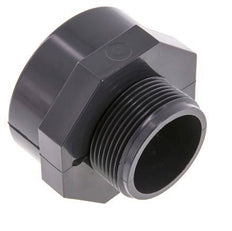 Reducing Adapter G1 1/2'' Male x Rp2'' Female PVC-U 16bar (224.8psi) EN 1452-3 [2 Pieces]