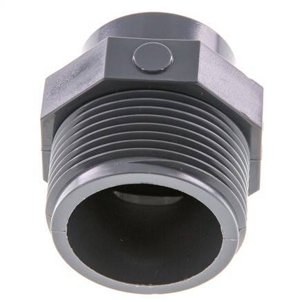 Reducing Ring Rp3/4'' Female x G1 1/4'' Male PVC-U 16bar (224.8psi) EN 1452-3 [2 Pieces]