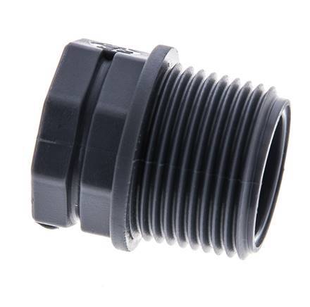 Reducing Ring G1/2'' Female x G3/4'' Male Polypropylene (pp) 10bar (140.5psi) FDA 27mm Hex [2 Pieces]