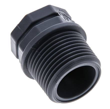 Reducing Ring G1/2'' Female x G3/4'' Male Polypropylene (pp) 10bar (140.5psi) FDA 27mm Hex [2 Pieces]