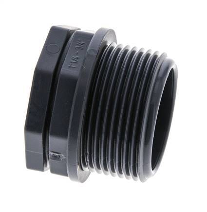 Reducing Ring G3/4'' Female x G1 1/4'' Male Polypropylene (pp) 10bar (140.5psi) FDA 46mm Hex