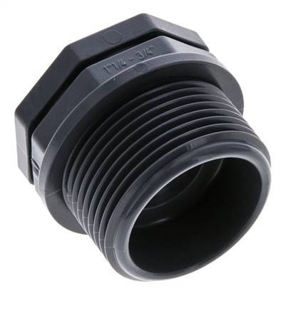Reducing Ring G3/4'' Female x G1 1/4'' Male Polypropylene (pp) 10bar (140.5psi) FDA 46mm Hex