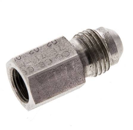 JIC Reducing Nipple G1/8'' Female x UNF 1/2''-20 Male Stainless Steel 275bar (3863.75psi)