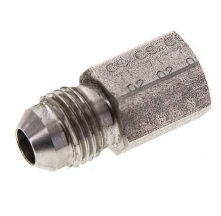 JIC Reducing Nipple G1/8'' Female x UNF 1/2''-20 Male Stainless Steel 275bar (3863.75psi)