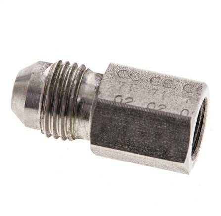 JIC Reducing Nipple G1/8'' Female x UNF 1/2''-20 Male Stainless Steel 275bar (3863.75psi)