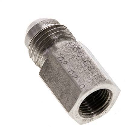 JIC Reducing Nipple G1/8'' Female x UNF 1/2''-20 Male Stainless Steel 275bar (3863.75psi)